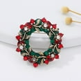 thumbnail image 1 of Zhuge Broche navideño, joyería navideña vintage para mujer, broches para mujer, alfileres y broches navideños para mujer, estilo F, 1 of 4