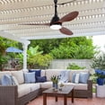 thumbnail image 2 of Bella Depot 42" 3-blade Outdoor Ceiling Fan with Light and Remote, 2 of 9
