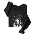 thumbnail image 6 of Women's Halloween Oversized Sweatshirt Ghost Graphic Printed Long Sleeve Tops Crew Neck Loose Fit Tops Fall Y2K Pullover Shirt, 6 of 6