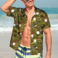 thumbnail image 5 of Picia Gnomes Playing in the Garden Gentle Cotton Regular Fit Short Sleeve Casual Hawaiian Shirt for Men-Medium, 5 of 9
