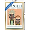 thumbnail image 3 of Rick And Morty - Wanted Wall Poster, 14.725" x 22.375", Framed, 3 of 6