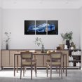 thumbnail image 2 of Hieng Red and Black Canvas Wall Art for Living Room Bedroom Basketball Gaming Sports Picture Wall Decor Geomnetric Office Decorations Artwork Posters Honeycomb Painting（Only canvas）, 2 of 6