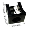 thumbnail image 3 of Clearance Promotion Pencil Sharpener Handheld Pencil Sharpener Manual Pencil Sharpener Pencil Sharpener for Schools Homes Art Projects(10 Pcs) Back to School, 3 of 5