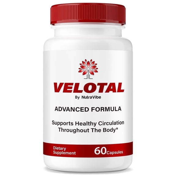 Velotal Capsules, Original Formula - Naturally Supports Healthy Circulation, Stable Levels and Energizes the Body, Official Review (60 Capsules)
