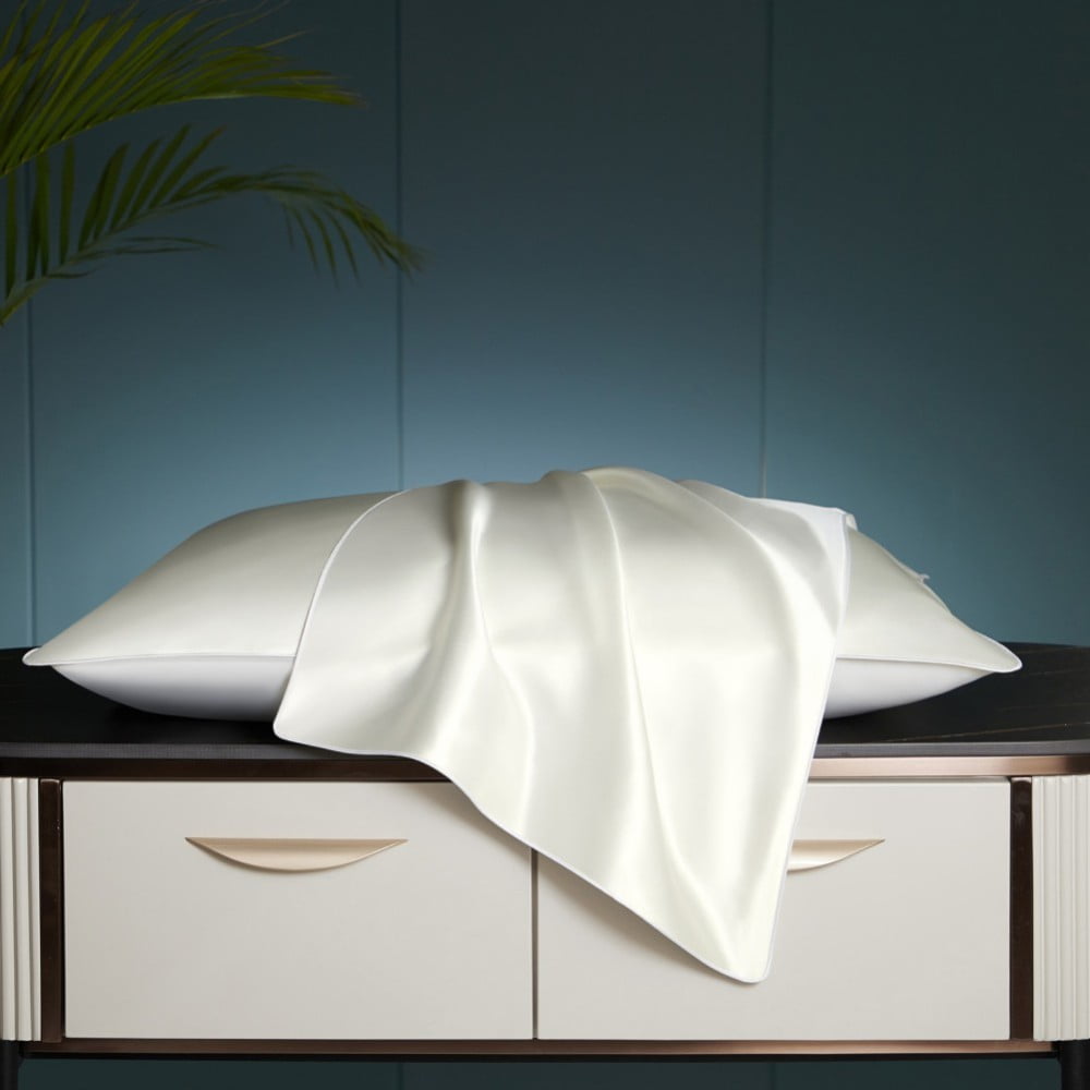 100 Natural Mulberry Silk Pillowcase for Hair and Skin Luxury 1 Pack 19 Momme Mulberry Silk