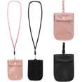 thumbnail image 2 of Conjunto de 2 piezas de ropa interior femenina de algodón, bolsa colgante para cambiarse, cepillo antirrobo, bolsa de tarjeta ultrafina y suave que se adapta al cuerpo para mujer, 2 of 5