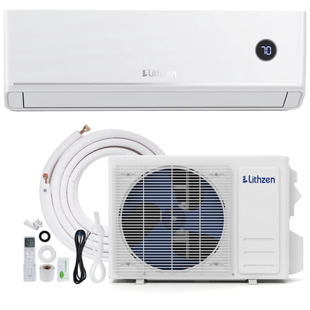Costway 12000 BTU Mini Split Air Conditioner & Heater, 115V 18.2 SEER2 Wifi Enabled