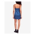 thumbnail image 2 of Free People Womens Karla Slip Dress, Blue, 8, 2 of 4