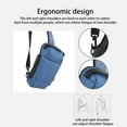 thumbnail image 4 of Latrodar Antis Theft Hard Laptop Backpack, Expandable Business Computer Backpack With USB Charging Port And Lock For Men, Women Travel Daypack Blue Novelty, 4 of 5