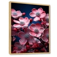 thumbnail image 2 of Designart "Delicate Beauty Of Pink Dogwood Blooms" Dogwood Floater Framed Canvas Art Print, 2 of 5