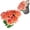 B, variant on Artificial Roses Flowers 10 Heads Arrangement Bouquet Meanings For Home Parties And Wedding Decoration