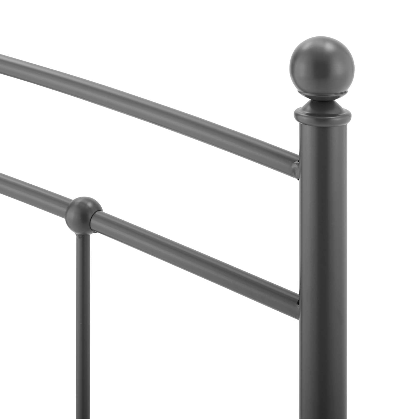 Headboard, Queen Size, Metal, Grey Gray, Modern Contemporary Urban Design, Bedroom Master Guest Suite