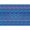 thumbnail image 1 of Ahgly Company Machine Washable Indoor Rectangle Transitional DodgerBlue Area Rugs, 2' x 5', 1 of 7
