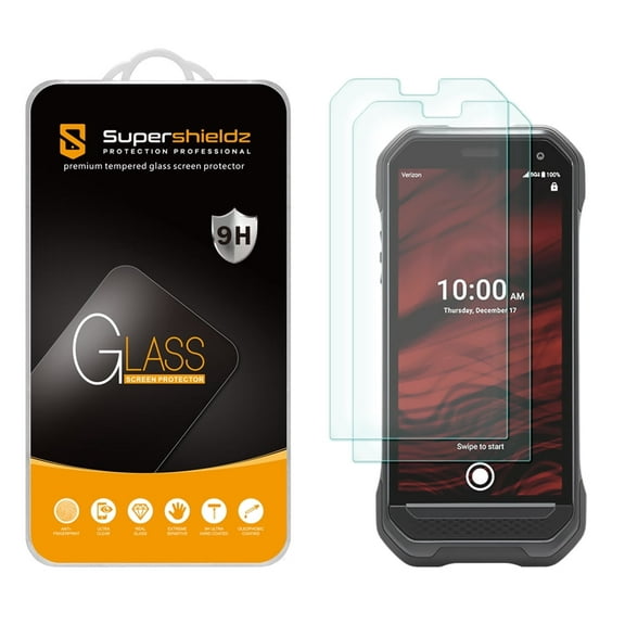[2-Pack] Supershieldz for Kyocera Duraforce Ultra 5G UW Tempered Glass Screen Protector, Anti Scratch, Bubble Free
