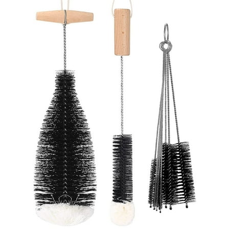 

Ekeka New Arrivals 3pcs Kettle Cleaning Tool Non Scratch Kitchen For Narrow Neck Bottle Brush Straw