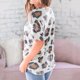 thumbnail image 5 of Blusa de manga corta con estampado de leopardo y cuello redondo para mujer a la moda Pompotops  hkajfhjk470025, 5 of 9