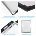 thumbnail image 4 of Uxcell Front Loading Poster Frame Picture Frames Wall Mounting Snap A2 Frame Aluminum Profile, Black, 4 of 5