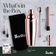 thumbnail image 2 of Kit de Cócteles Barillio Rose Gold de Acero Inoxidable de 8 Piezas, 2 of 8