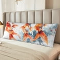 thumbnail image 6 of Lsque Three Goldfish Watercolor Splash Body Pillow Case Cover,Ultra-Soft Microfiber Bed Pillow Cases 20x54 inches,Elegant Bedding,Breathable Durable Pillow Cover with Envelope Closure, 6 of 8