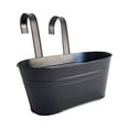 thumbnail image 1 of Maceta de metal duradera Bearachild Jardín y Patio negro 28*13*12*22.5*9.5, 1 of 6