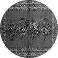 thumbnail image 1 of Ahgly Company Indoor Round Persian Gray Traditional Area Rugs, 7' Round, 1 of 1