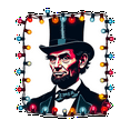 thumbnail image 4 of Yatrandify Waterproof Stickers Vinyl Abraham Lincoln Stickers Colorful Decorative Stickers for Notebooks Suitcases Instruments, 4 of 9