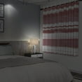 thumbnail image 6 of Nanqianyi Room Darkening Stripe Curtains for Bedroom, Window Thermal Insulated Grommet Drapes for Living Room, Dusty Bean Paste, 2 Panels, 42" x 84", 6 of 8