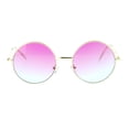 thumbnail image 1 of Lunettes de Soleil Rétro Vintage à Verres Ronds 2 Tons Rose, 1 of 4
