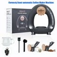 thumbnail image 4 of Cornesty Semi-automatic Coffee Maker for Home 240ml 85 Degrees Constant Temperature 1400W Silent Portable Americano Coffee Maker Machine Brew for Coffee Powder Tea-leaf, 4 of 6