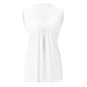 thumbnail image 5 of Moda mujer verano cuello en V Casual sólido camisetas sin mangas blusa sin mangas Fridja  qr649, 5 of 7