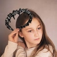 thumbnail image 6 of Momihoom Vintage High Cranium Artificial Pearl Hairband,Headband,Wide Pearl Rhinestone Bridal Hair Accessory,for Wedding,Party Or Daily Wear, 6 of 6