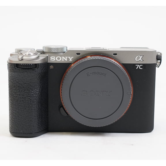 Pre-Owned Sony a7C ILCE7CM2L - Digital camera - mirrorless - 33.0 MP - Full Frame - 4K / 60 fps - 2.1x optical zoom 28-60mm lens - Wi-Fi, Bluetooth - silver