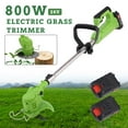thumbnail image 2 of SHCKE 24V Cordless Weed Eater Battery Powered Grass Trimmer Electric Lawn Mower with 8 Blades 2 Batteries 1 Charger for Lawn Yard Bush Trimming & Pruning, 2 of 6