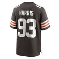 thumbnail image 3 of Men's Nike Shelby Harris  Brown Cleveland Browns Team Game Jersey, 3 of 6