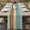Light Turquoise, variant on Table Runner 36 Inches Long for Kitchen Dining, Farmhouse Burnt Orange Brown Dresser Scarf Farmhouse, Dining Table Decorations for Wedding/Parties, Vintage Wooden Striped 13 x 36 In