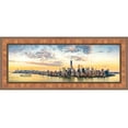 thumbnail image 2 of 12x36 Slim Profile Gold Picture Frame - UV Acrylic, Foam Board Backing, Hanging Hardware, 2 of 8