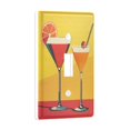 thumbnail image 2 of Yayeee Toggle Light Switch Wall Plate 1-Gang 4.5"x2.7" Home Decorative Outlet Cover, Orange Cocktails, 2 of 7