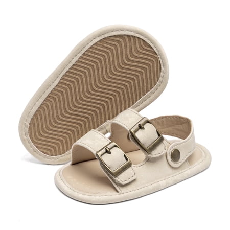 HsdsBebe Baby Boy Girl Sandals Infant Summer Soft Sole Shoe Anti-Slip Crib Shoes 0-18 Months