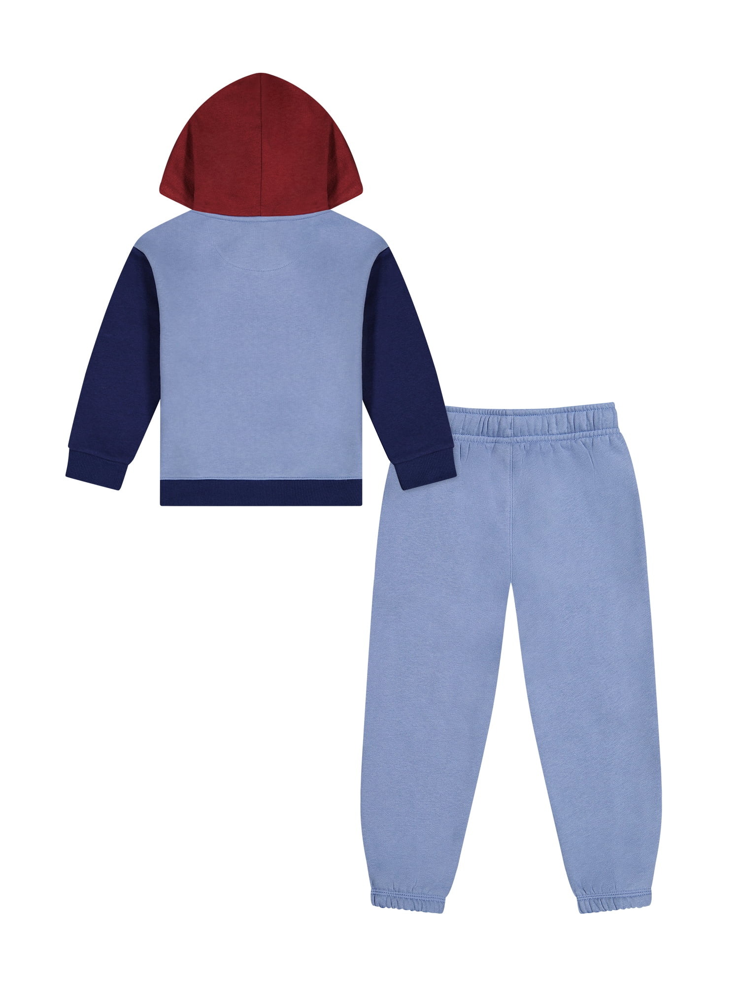 Reebok Toddlers’ Game Day Colorblocked Fleece Hoodie & Jogger Set, Sizes 12M - 5T