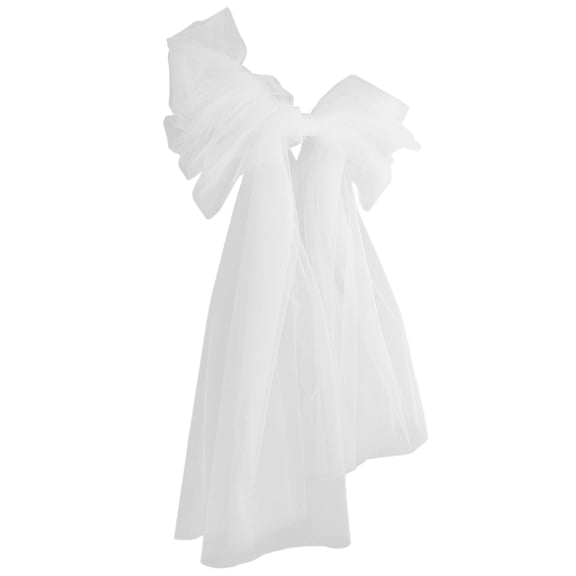 PTOOTP 1 Pair Of Elegant Shoulder Decor Wedding Dress Sleeves Detachable White Net Comfortable Fit Women