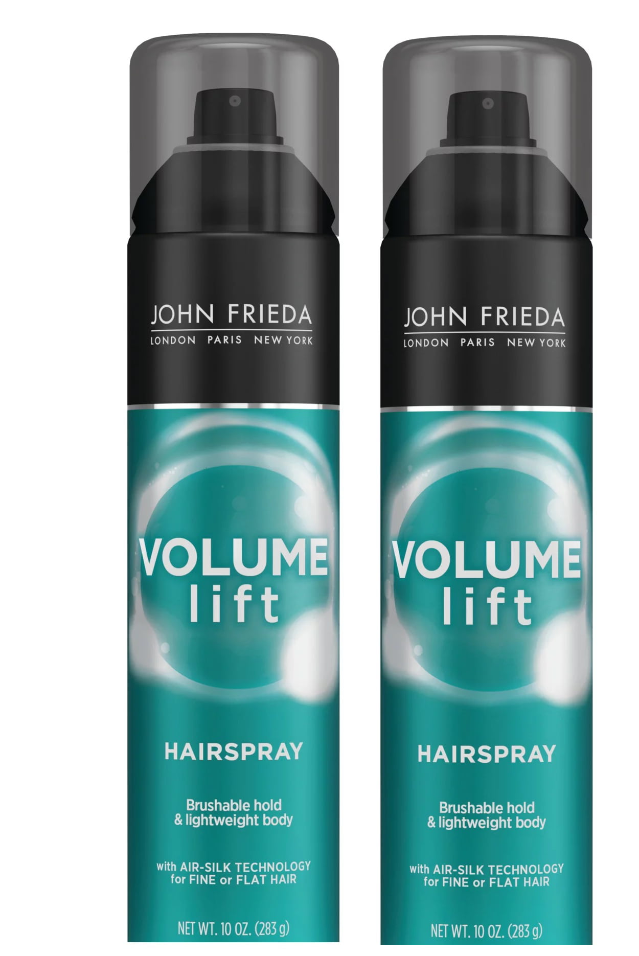 John Frieda Volume Lift Volumizing Hairspray for Fine or Flat Hair, 10 fl  oz - Pack of 2 