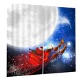 thumbnail image 3 of Cortinas de ventana con aislamiento opaco Sunnimix Cortina plisada de navidad, 3 of 5