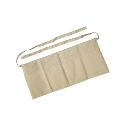 

T-A Premium 08-879 27 x 12 in. Half-Waist Apron - Natural or Red