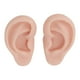 thumbnail image 5 of 1 par de modelos de orejas de silicona, suaves y flexibles, modelo de simulación de orejas para exhibición de aretes, ejercicio de perforación de orejas, color de piel medio, 5 of 15