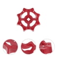 thumbnail image 3 of MRLESS 4pcs Outdoor Faucet Handles Flower Shaped Spigot Handles ABS Faucet Knob Outside Hose Bib for Universal Garden Valves, 3 of 9