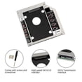 thumbnail image 4 of 2 Pcs Accessories: 1 Pcs 2Nd HDD HD SSD Enclosure Hard Drive Case Tray & 1 Pcs Hard Drive Adapter Cable, 4 of 7