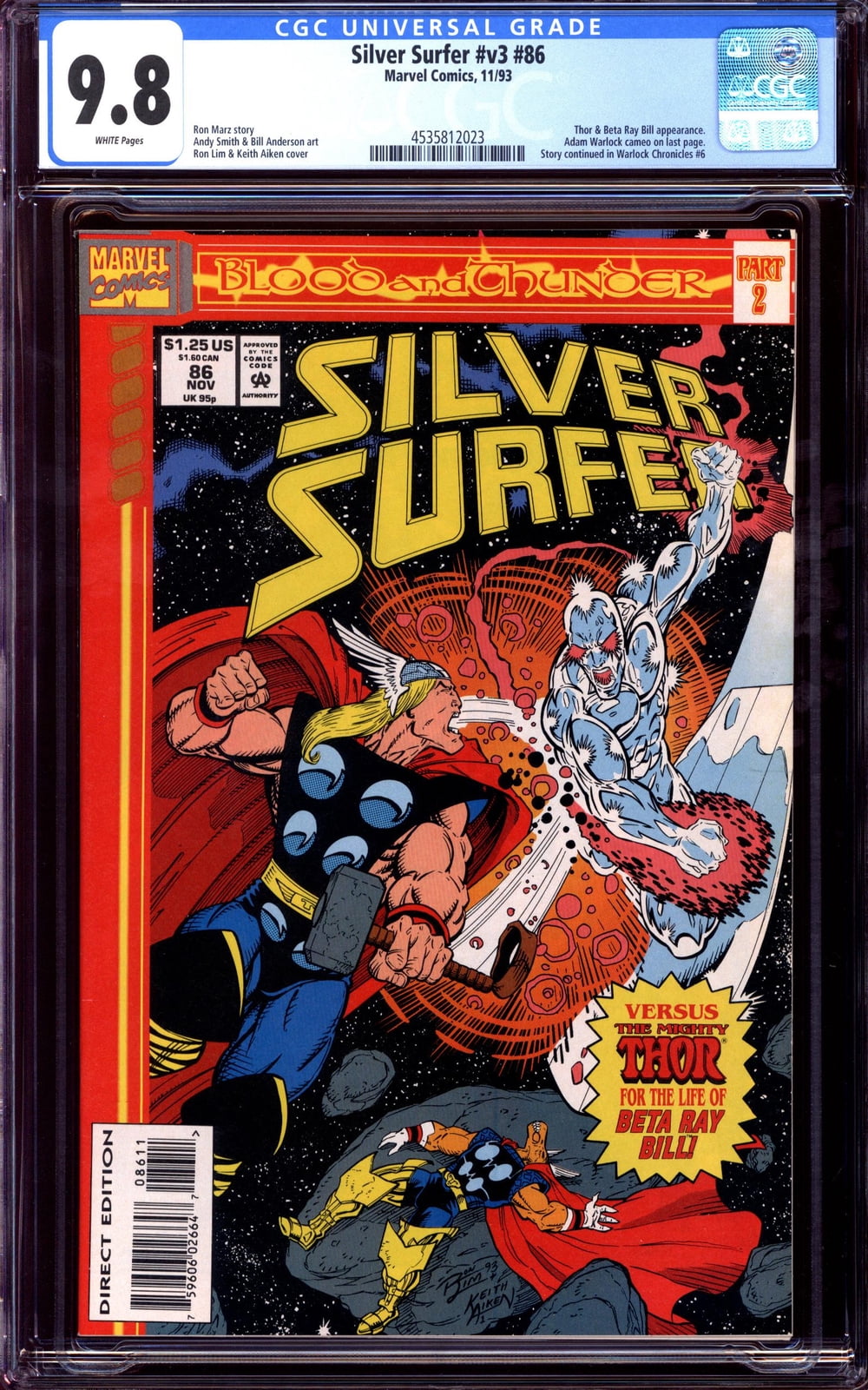 Cover of Silver Surfer #86