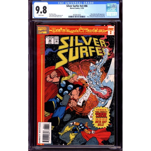 Silver Surfer #86 - CGC 9.8 Comic Book