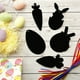 thumbnail image 4 of Juguetes para piscina, juguetes para bebés y niños pequeños: Huevos de rábano de Pascua, set de arte con papel para rascar (12 mini notas con cinta de colores y palito de madera). Manualidades para fi, 4 of 7
