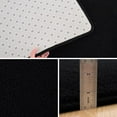 thumbnail image 4 of Arogan Soft Low Pile Rug Modern Area Rugs for Bedroom Living Room,Suitable for Boys Girls Teenagers and Adults with Super Soft Touch ,Black ,4' x 6', 4 of 8